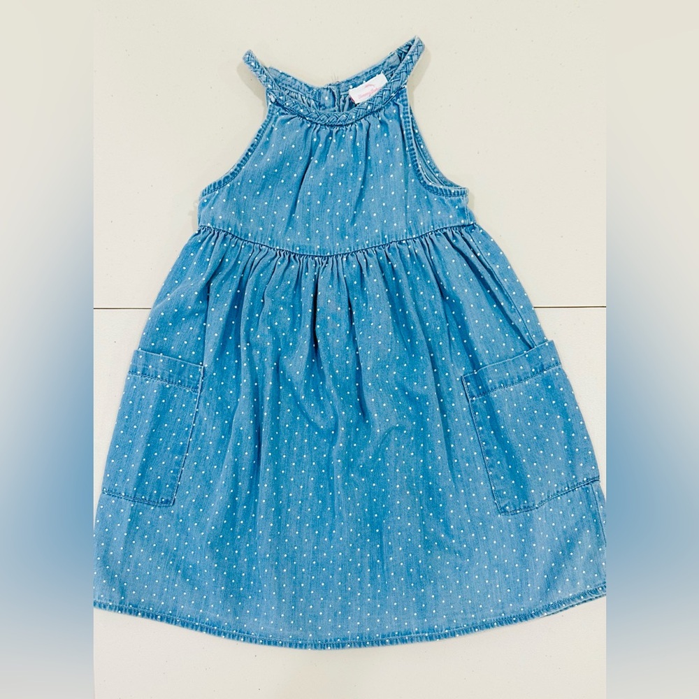 Tommy Bahama Kids' Dress Cotton Polka Dot Design Girls Size 6